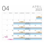 〈4月〉各院営業日