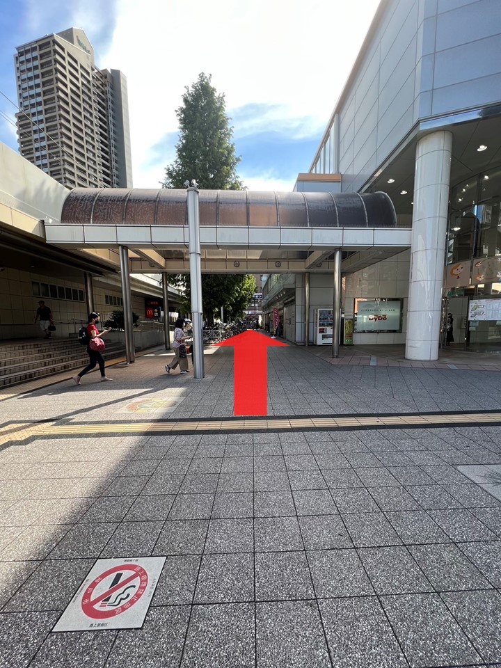 六甲道駅からの道順3｜神戸院へのアクセス